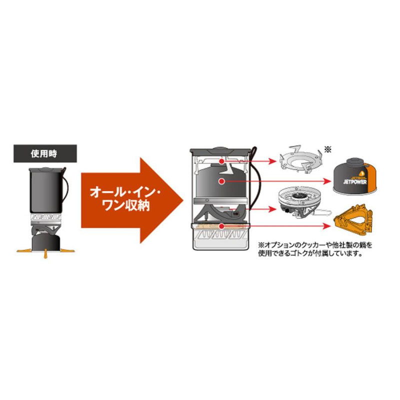 JETBOIL ジェットボイル フラッシュ FRCTL フラクタイル