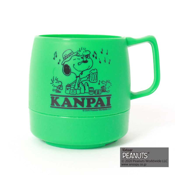 grn DINEX MUG SNOOPY GREEN