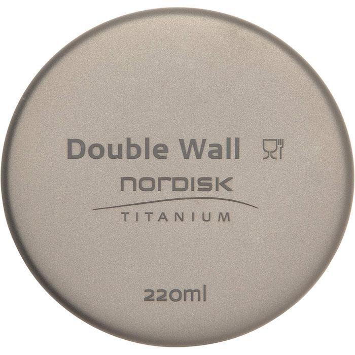 NORDISK ノルディスク Titanium Double Wall Mug 220ml Without Handle(チタンダブルウォールマグ チタンマグ)[119010]