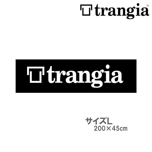 TRANGIA/トランギア ステッカーL ホワイト TR-ST-WT2